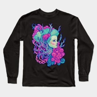 Pink Posy Spring Dryad Long Sleeve T-Shirt